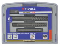 11111070001 Tivoly 6 piece Screw Extractor Set