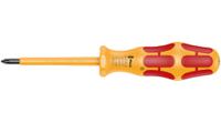 05051611001 Wera Pozidriv Insulated Screwdriver, PZ1 Tip, VDE/1000V