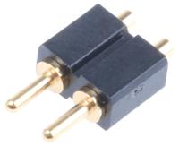 811-s1-002-10-014101 Preci-Dip 811 Series Straight Through Hole Spring Loaded Connector, 2 Contact(s), 2.54 mm Pitch, 1 Row, Shrouded
