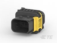 1-1564512-1 TE Connectivity, HDSCS Automotive Connector Socket Black Plug-In 8 Way
