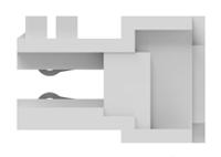 1-966194-3 TE Connectivity Right Angle Female Edge Connector, Cable Mount, 3-Contacts, 2.5mm Pitch, 1-Row, IDT Termination