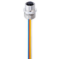 57761 Lumberg Automation Connector, 4 Contacts, Front, M12 Connector, Socket, Female, IP65, IP67, 0986 EFC Series
