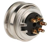 kfv-506 Lumberg, KFV 5 Pole M16 Din Socket, DIN EN 60529, 5A, 250 V ac IP40, Female, Panel Mount