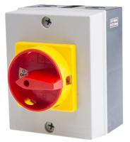 860-9535 RS PRO 3P Pole Panel Mount Isolator Switch - 40A Maximum Current, 18.5kW Power Rating, IP65