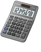 ms-80f-wa-ep Casio Battery & Solar Powered Desktop Calculator