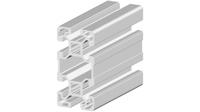 264-7843 RS PRO Silver Aluminium, Anodized Profile Strut, 40 x 80 mm, 10mm Groove, 3m Length