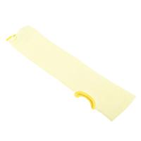 7550 Polyco Healthline Touchstone Yellow Reusable Kevlar Arm Protector for Cut Resistant Use, 14in Length, One size