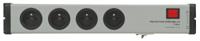 0220x02042301 Bodo Ehmann Type E - French 4 Gang Power Distribution Unit, 1.5m Cable, 16A, 250 V, RCD Protected