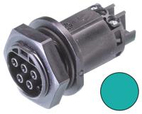 9605150536 Wieland RST20i5 Series Connector, 5-Pole, Female, 1-Way, Panel Mount, 20A, IP66, IP68, IP69