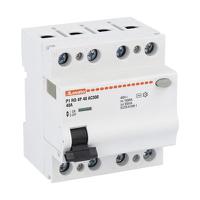 p1rd4p40ac300 Lovato P1RD Residual Current Circuit Breaker, 40A, 4 Pole, 300mA, Type AC, 230 V ac, 400 V ac