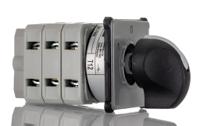 265-7668 RS PRO, 3PDT 3 Position 60° Changeover Cam Switch, 500V ac, 16A, Knob Actuator