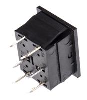 c1572aaaaa Arcolectric (Bulgin) Ltd DPDT, (On)-Off-(On) Rocker Switch Panel Mount