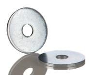 666-7766 RS PRO Bright Zinc Plated Steel Mudguard Washers, M6