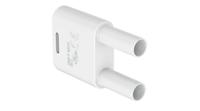 664010-29 Staubli White, Plug Test Connector Adapter With CuZn contacts and Nickel Plated - Socket Size: 4mm