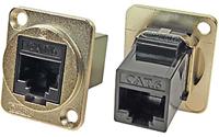 203-5598 RS PRO Single-Port RJ45 Feedthrough Connector, Cat6