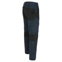 23mtr1803ny-44 Herock 23MTR1803 Unisex's Navy 93% Cotton, 1% Elastane, 6% Polyester T400, Size 44 Waist Size 44 in W