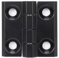188-859 RS PRO Matt Die Cast Zinc Back Flap Hinge with a Fixed Pin, Screw Fixing, 60mm x 60mm x 15mm