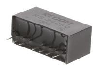 rs-2405d Recom RS DC-DC Converter, ±5V dc/ ±200mA Output, 18 → 36 V dc Input, 2W, Through Hole, +85°C Max Temp -40°C Min