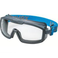 9143267 uvex i-guard+, Scratch Resistant Anti-Mist Safety Goggles with Clear Lenses