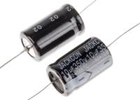 162-0729 RS PRO 10μF Aluminium Electrolytic Capacitor 350V dc, Axial, Through Hole