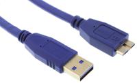 692904100000 Wurth Elektronik USB 3.0, Male USB A to Male Micro USB B, 1m