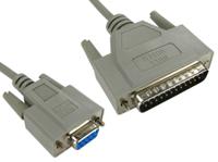 236-9148 RS PRO Female 9 Pin D-sub to Male 25 Pin D-sub Serial Cable, 2m