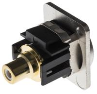 907-5671 RS PRO White Panel Mount RCA Socket