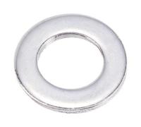 4979874451774 Yahata Neji Chrome Plated Steel Plain Washers, M4, JIS B 1256