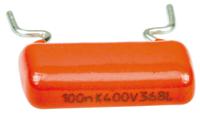 bfc236855104 Vishay 368, MKT368 Polyester Film Capacitor, 220 V ac, 400 V dc, ±10%, 100nF, Through Hole