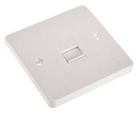 k422-whi MK Electric Telephone Socket 1-way