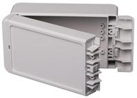 96013125-b-140806-pc-v0-7035 Bopla Bocube Series Light Grey Polycarbonate Enclosure, IP66, IP68, IK07, Light Grey Lid, 151 x 80 x 60mm