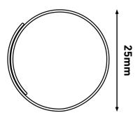137-621 RS PRO 2.5m Black Cable Cover in Plastic, 25mm Inside dia.