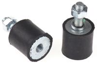 2020vd18-60 FIBET M6 Anti Vibration Mount, Male to Female Bobbin with 33.6kg Compression Load