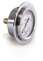 mit3-b22b15 Bourdon G 1/4 Analogue Pressure Gauge 1bar Back Entry 68mm Outside Diameter