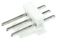 640456-3 TE Connectivity MTA-100 Series Straight Through Hole Pin Header, 3 Contact(s), 2.54 mm Pitch, 1 Row, Unshrouded