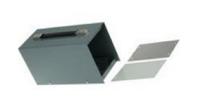266-4942 RS PRO Grey Cold Rolled Steel Instrument Case, 245 x 105 x 137mm