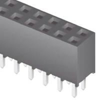 sqt-115-01-l-d Samtec SQT Series Straight Through Hole Mount PCB Socket, 30-Contact, 2-Row, 2mm Pitch, Solder Termination