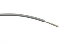 196-4325 RS PRO Grey 0.75mm² Hook Up Wire, 18 AWG, 24/0.2 mm, 500m, PVC Insulation