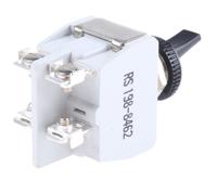 641snh APEM Toggle Switch, Panel Mount, On-Off, DPST, Screw Terminal