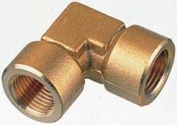 0143-17-17 Legris Brass Pipe Fitting, 90° Threaded Elbow, Female G 3/8in to Female G 3/8in