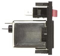 bzv01a062002 Bulgin 6A, 250 V ac Male Snap-In IEC Filter BZV01/A0620/02 1 Fuse