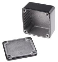 rtm500111-blk CAMDENBOSS 5000 Series Black Die Cast Aluminium Enclosure, IP54, Black Lid, 50 x 50 x 31mm