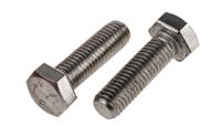 183-9130 RS PRO Plain Stainless Steel, Hex Bolt, M12 x 40mm