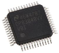 dp83848ivvnopb Texas Instruments , 1-Channel Ethernet Transceiver 48-Pin LQFP, DP83848IVV/NOPB