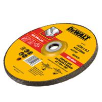 dt43919-qz DeWALT DT43 Aluminium Oxide Cutting Disc, 125mm x 6mm Thick, 1 in pack
