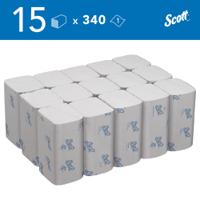 6617 SCOTT Scott Folded White Paper Towel, 212mm, 340 Sheets