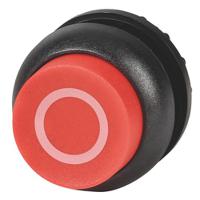 216656-m22s-dh-r-x0 Eaton Push Button, Momentary, Panel Mount, 22.5mm Cutout, IP66, IP67, IP69K