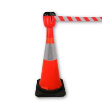 221-7866 RS PRO Red ABS Retractable Barrier, 9m, Red/White Tape