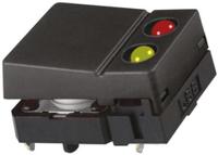 b3j-5100 Omron Black Button Tactile Switch, SPST 50 mA @ 24 V dc 6.8mm Through Hole