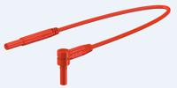 659577-100-22 Staubli 2 mm Connector Test Lead, 10A, 600V, Red, 1m Lead Length